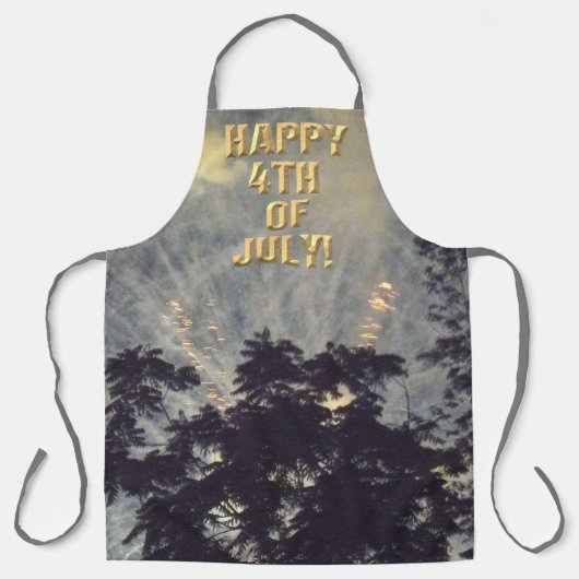 Vuurwerk 19 4 juli chef schort (Voorkant)