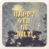 Vuurwerk 19 4 juli papieren onderzetters (Voorkant)