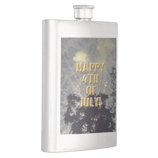 Vuurwerk 19 4 juli roestvrij stalen kolf flacon (Rechts)