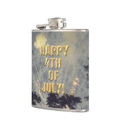 Vuurwerk 19 4th of Juli verpakte kolf Heupfles (Links)