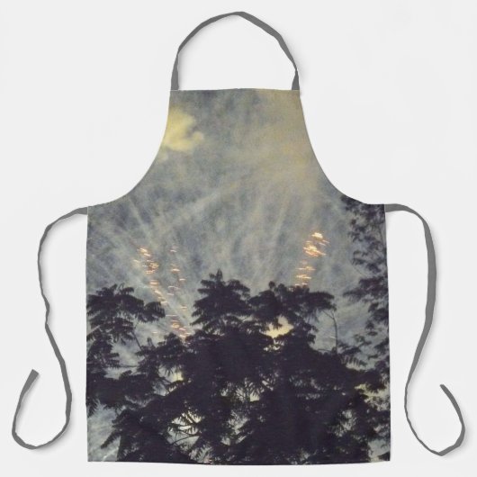 Vuurwerk 19 chef-kok schort (Voorkant)