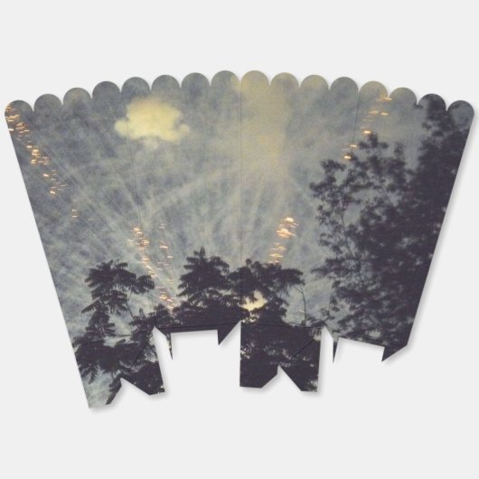 Vuurwerk 19 popcornboxen bedankdoosjes (Ongevouwen)