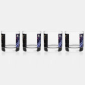 Vuurwerk 1 4 juli rotsen glazen set van 4 (Links)
