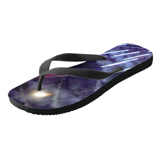 Vuurwerk 1 brede teenslippers (Schuin)