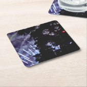 Vuurwerk 1 papieren onderzetters (Schuin)