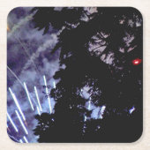 Vuurwerk 1 papieren onderzetters (Voorkant)