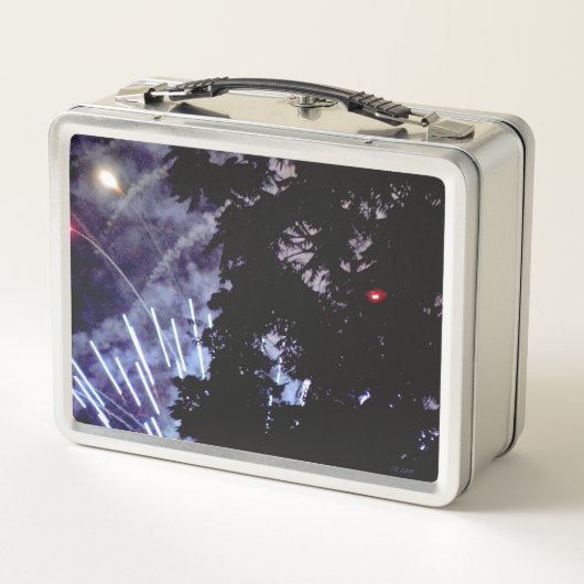 Vuurwerk 1 roestvrij lunchbox (Achterkant)