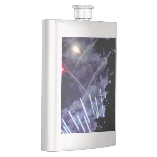 Vuurwerk 1 roestvrijstalen kolf flacon (Rechts)