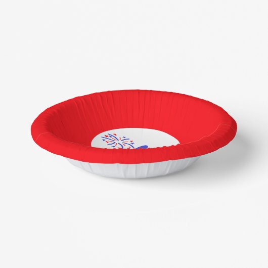 Vuurwerk 1e verjaardag papieren kommen (Gebogen)