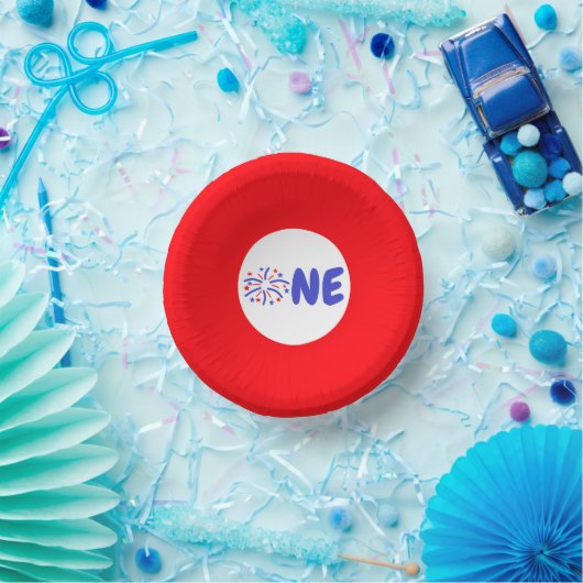 Vuurwerk 1e verjaardag papieren kommen (Feest)