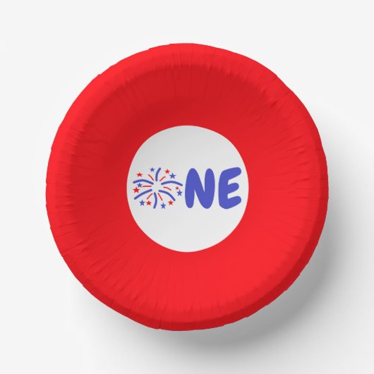 Vuurwerk 1e verjaardag papieren kommen (Voorkant)