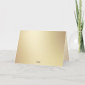 Vuurwerk 2026 Gelukkig Nieuwjaar Vrolijk Kerstgoud Folie Feestdagenkaart (Achterkant)