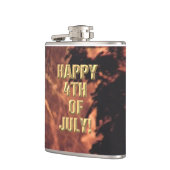 Vuurwerk 20 4th van juli gewikkeld kolf heupfles (Links)