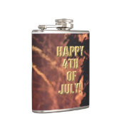 Vuurwerk 20 4th van juli gewikkeld kolf heupfles (Rechts)