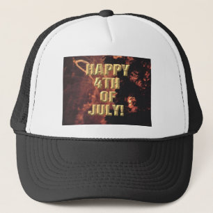Vuurwerk 20 4th van juli trucker hoed pet