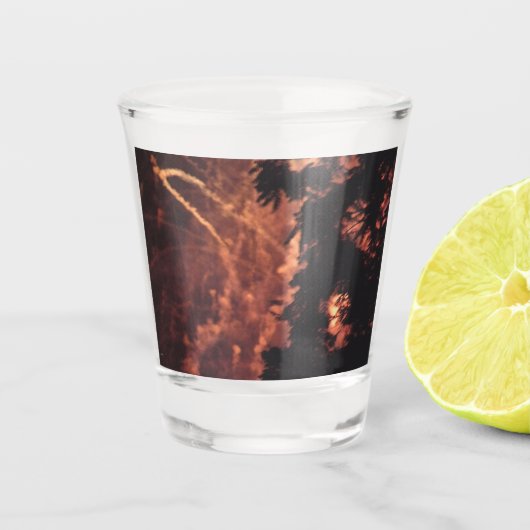 Vuurwerk 20 borrelglas shot glas (Voorkant)