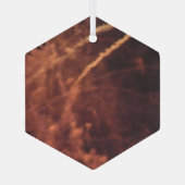 Vuurwerk 20 glazen zeshoekige ornament (Achterkant)