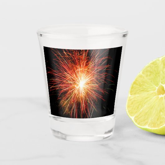 Vuurwerk 22 shot glas (Voorkant)