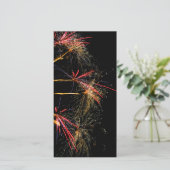 Vuurwerk 28 feestdagenkaart (Staand voorkant)