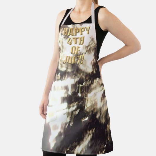 Vuurwerk 2 4 juli chef schort (Insitu)