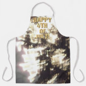 Vuurwerk 2 4 juli chef schort (Voorkant)