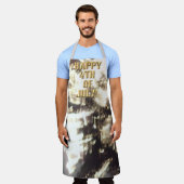 Vuurwerk 2 4 juli chef schort (Gedragen)