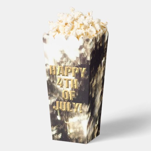 Vuurwerk 2 4 juli popcorn dozen bedankdoosjes (Popped)