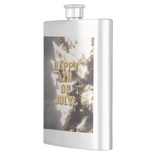 Vuurwerk 2 4 juli roestvrij stalen kolf flacon (Links)