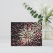 Vuurwerk #2 briefkaart (Staand voorkant)
