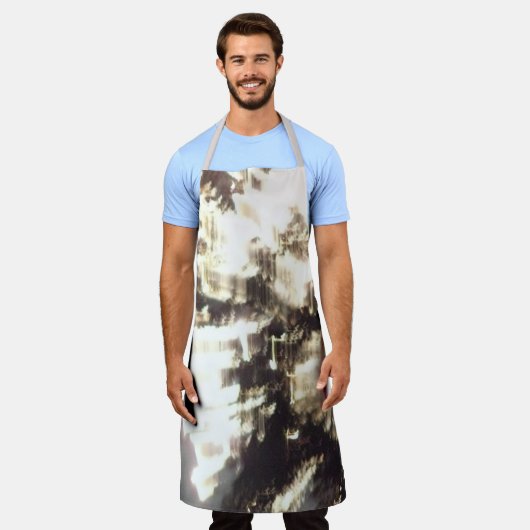 Vuurwerk 2 chef-schort schort (Gedragen)