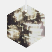 Vuurwerk 2 glas zeshoek ornament (Achterkant)