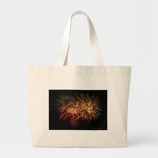 Vuurwerk 2 grote canvas tas (Voorkant)