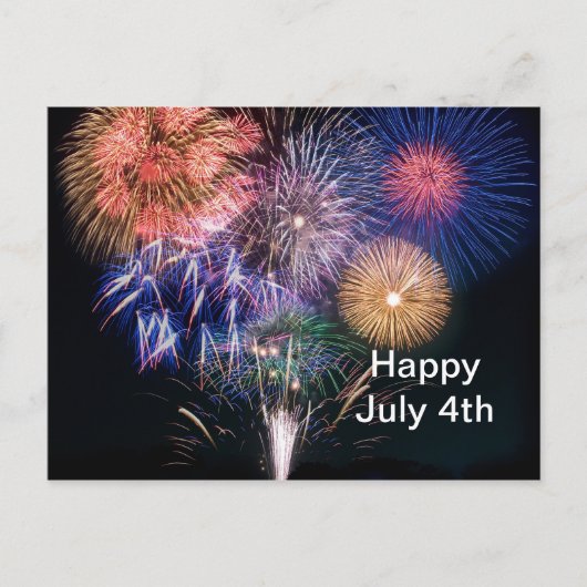 Vuurwerk 2 juli 4e Briefkaart (Voorkant)