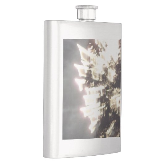 Vuurwerk 2 roestvrijstalen kolf flacon (Rechts)