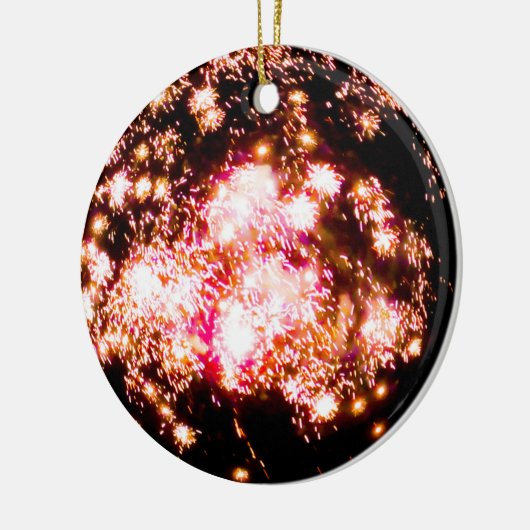 Vuurwerk 31 keramisch ornament (Links)