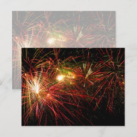 Vuurwerk 33 briefkaart (Voorkant / Achterkant)