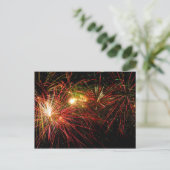 Vuurwerk 33 feestdagenkaart (Staand voorkant)