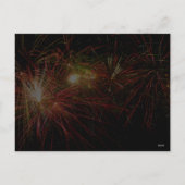 Vuurwerk 33 feestdagenkaart (Achterkant)