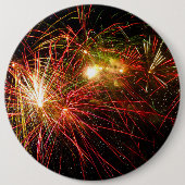 Vuurwerk 33 ronde button 6,0 cm (Voorkant)