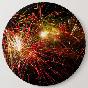 Vuurwerk 33 ronde button 6,0 cm
