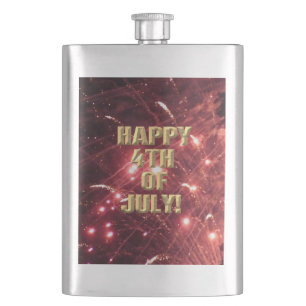 Vuurwerk 3 4th van Juli roestvrij staalkolf Flacon
