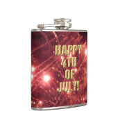 Vuurwerk 3 4th van Juli verpakte kolf Heupfles (Rechts)