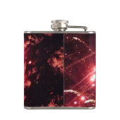 Vuurwerk 3 4th van Juli verpakte kolf Heupfles (Achterkant)