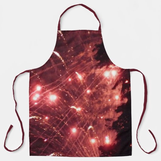 Vuurwerk 3 chef-schort schort (Voorkant)