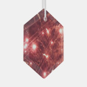 Vuurwerk 3 glazen zeshoekige ornament (Voorkant Rechts)