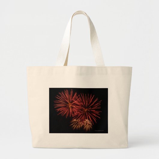 Vuurwerk 3 grote boodschappentas tote bag (Voorkant)