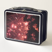 Vuurwerk 3 zwarte lunchbox (Voorkant)