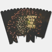 Vuurwerk 4 4 juli popcorn dozen bedankdoosjes (Ongevouwen)