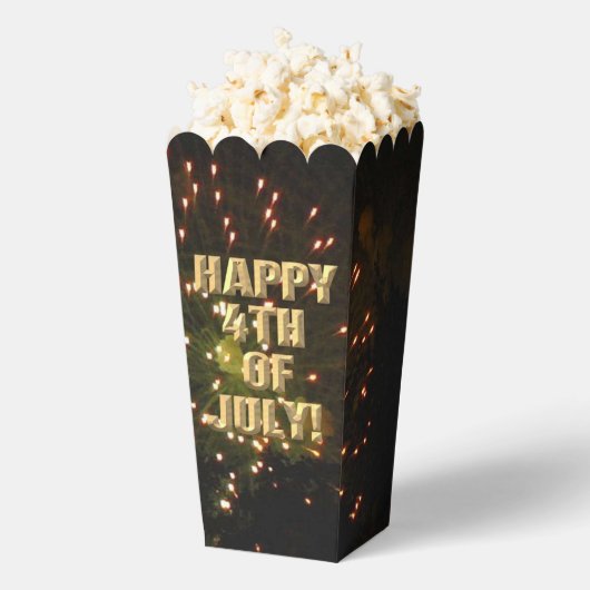 Vuurwerk 4 4 juli popcorn dozen bedankdoosjes (Popped)