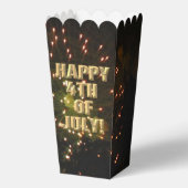 Vuurwerk 4 4 juli popcorn dozen bedankdoosjes (Voorkant)